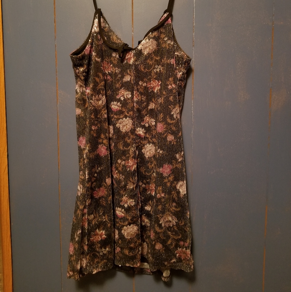 Xhilaration purple/black dress
